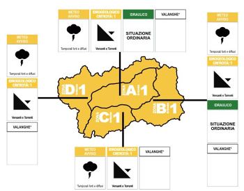 Nuova allerta meteo per la Valle d'Aosta