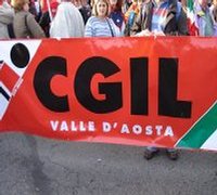 La Cgil Valle d'Aosta a Roma per la manifestazione sui voucher