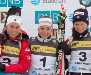 Biathlon: Nicole Gontier terza nella Mass start di Sjusjøen (NOR)