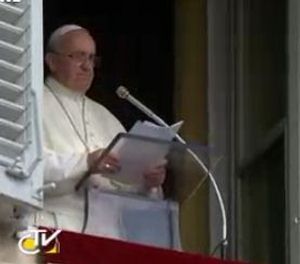 L'Angelus di Papa Francesco in diretta streaming su Aostaoggi