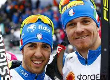Mondiali sci di fondo, Pellegrino - Noeckler duo d'argento