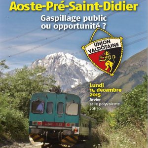 Arvier, incontro pubblico sulla ferrovia Aosta - Pré-Saint-Didier