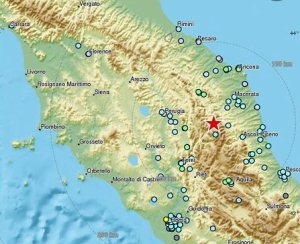 Forte scossa di terremoto tra Umbria e Marche