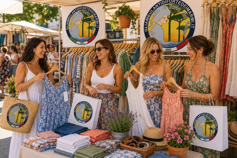 L’originale Consorzio de Gli Ambulanti di Forte dei Marmi® ad Aosta sabato 22 agosto