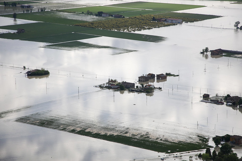 Alluvione in Emilia Romagna (foto Protezione civile)