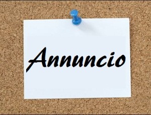 Annuncio di lavoro