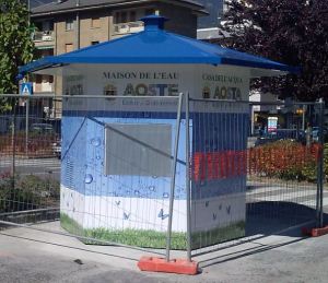 Aosta, attiva la casa dell'acqua in piazza Ducler