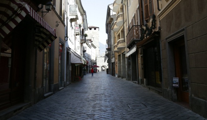 centro storico di Aosta