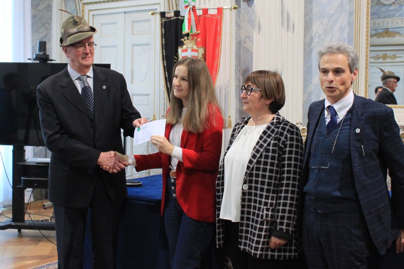 Consegna dei fondi raccolti al Marché Vert Noel