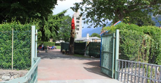 Aosta, ultimata la sistemazione del parco giochi di via Antica Zecca