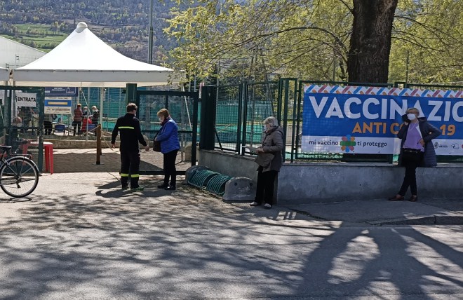 campagna vaccini ad Aosta