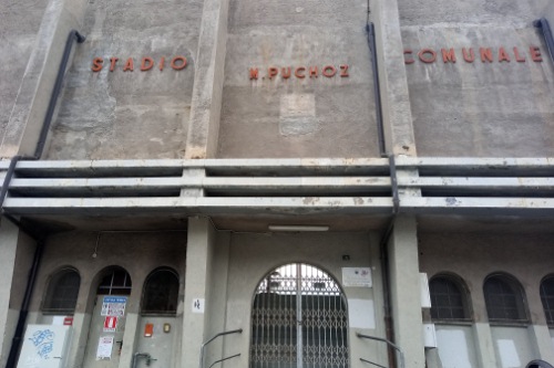 L'ex stadio Puchoz