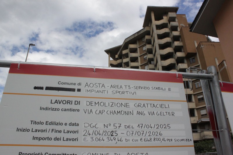 Cantiere di demolizione