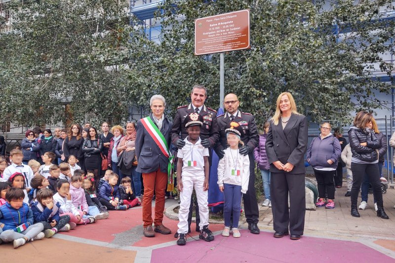 Intitolazione di piazza Salvo d'Acquisto