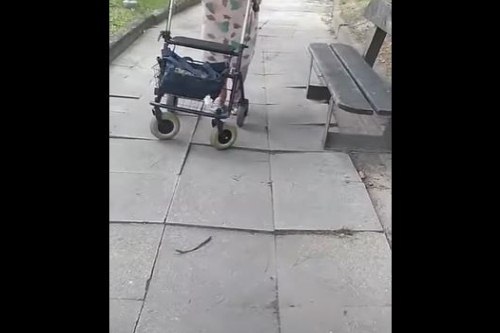 Pavimentazione dissestata