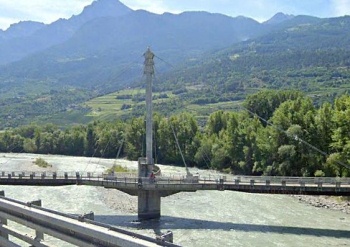 Ponte ciclo-pedonale tra Aosta e Gressan