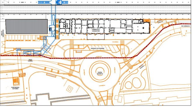 progetto per piazza Manzetti