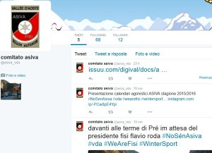 L'Asiva approda su Twitter e Instagram