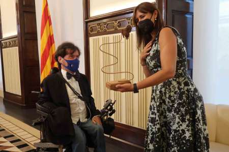 Alberto Bertin e Laura Borràs