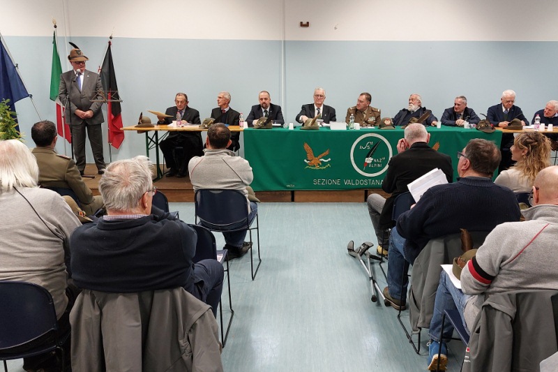 Carlo Bionaz confermato presidente degli Alpini Valle d'Aosta