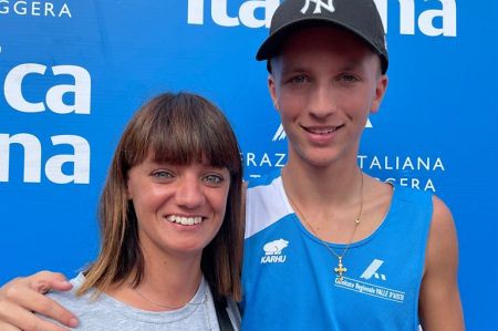 Mathieu Bosonin con Maria Barbalace