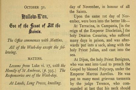 Breviario Hallows' Eve