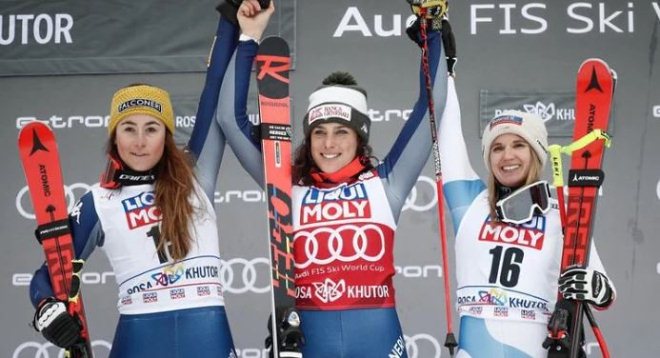 Sci alpino: Brignone ‘assopigliatutto’ nel SuperG di Sochi