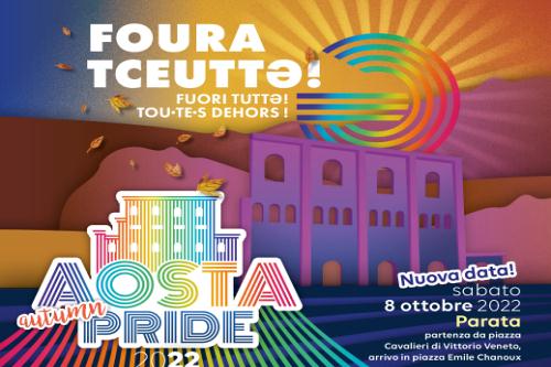 Nuova data per l'Aosta Pride Nuova data per l'Aosta Pride