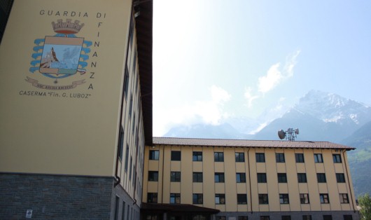 Caserma Luboz, sede della della Guardia di finanza ad Aosta