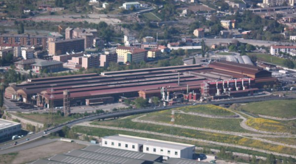 lo stabilimento Cogne Acciai Speciali