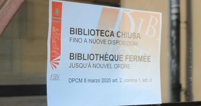 Biblioteca chiusa Biblioteca chiusa