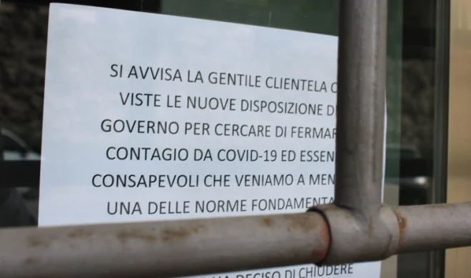 negozio chiuso