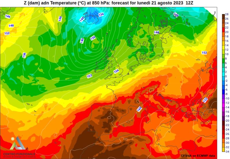 Caldo anomalo sulla Valle d'Aosta