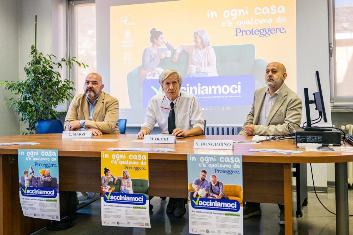 Il 15 ottobre parte la campagna antinfluenzale 26/27 in Valle d'Aosta