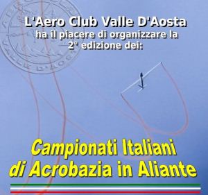 All'aeroporto Gex i Campionati italiani di acrobazia in aliante