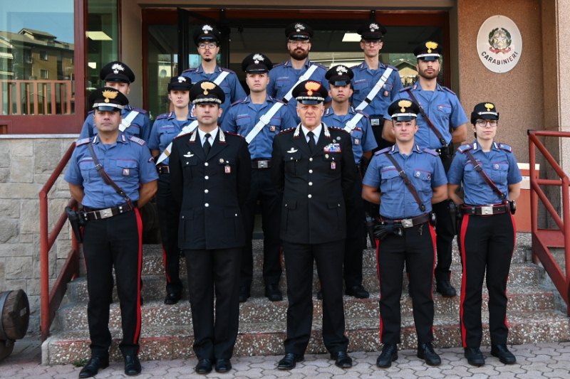 I nuovi Carabinieri assegnati alle stazioni valdostane