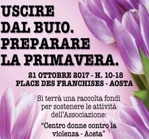 Aosta, tornano i bulbi floreali del Centro donne contro la violenza