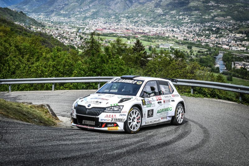 La Skoda Fabia di Elwis Chentre (foto Rolling Fast)