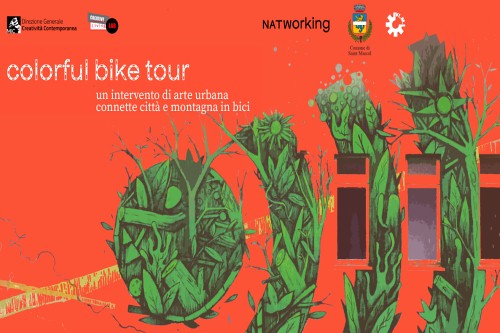 Città e montagna unite dal Colorful Bike Tour: quando arte urbana e mobilità lenta si fondono