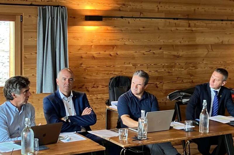 Rencontre du Comité exécutif de l'Espace Mont-Blanc