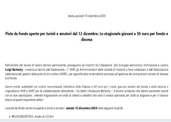 comunicato stampa