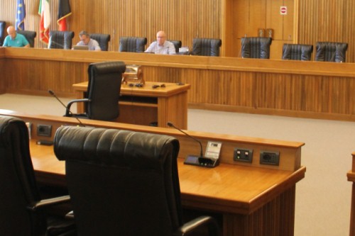 L'aula del Consiglio Valle