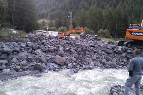 frana in Val Ferret