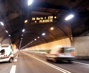 Chiusure notturne del Traforo del Monte Bianco per manutenzione