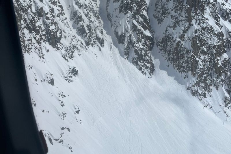 Valanga a Courmayeur