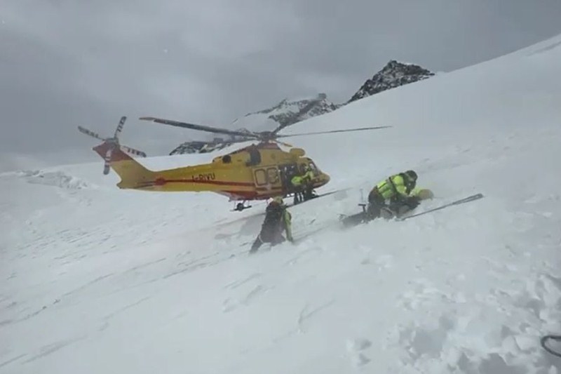 Intervento al Colle Vincent