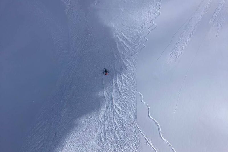 Il luogo della valanga