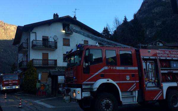 Incendio Antey Saint André