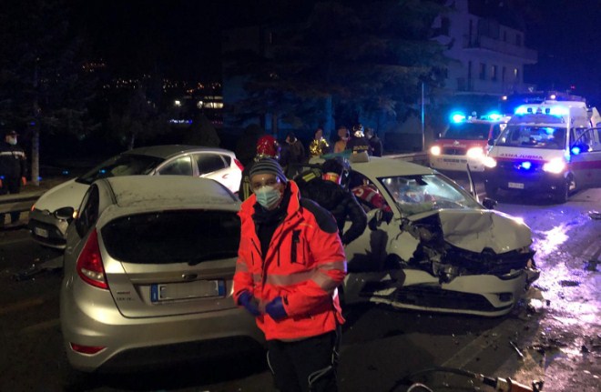 Incidente stradale a Gressan