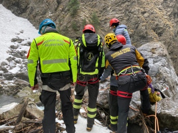 Intervento dei soccorritori